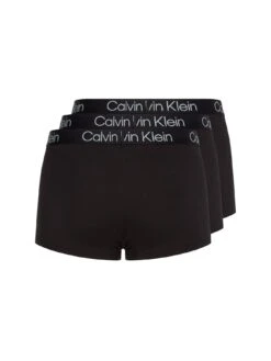 Calvin Klein 3 Pack Modern Structure Trunks - Black