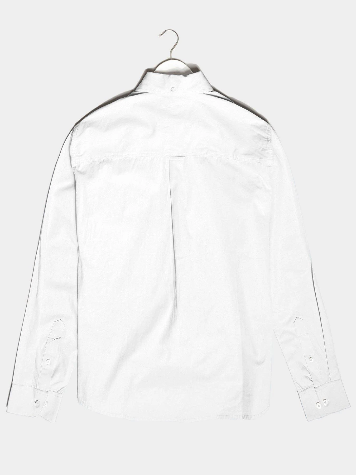 BadRhino Essential Long Sleeve Oxford Shirt - White 2 BadRhino Essential Long Sleeve Oxford Shirt - White - Image 2