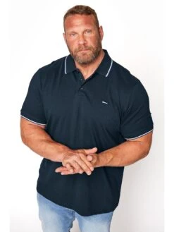 BadRhino Essential Tipping Polo Shirt - Navy