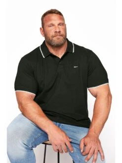 BadRhino Essential Tipping Polo Shirt - Black