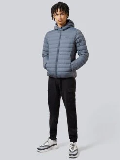 Criminal Damage Racer Padded Jacket - Charcoal -Barbou Clothing Shop TC63Y SQ3 0000000071 CHARCOAL MDo