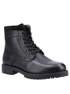 Cotswold Thorsbury Lace Up Boot - Black