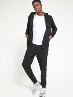 Everyday Essentials Zip Through Hoodie - Black -Barbou Clothing Shop TNEAW SQ3 0000000004 BLACK MDo