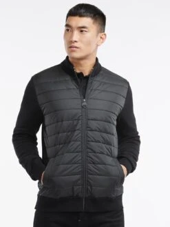 Barbour International Legacy Baffle Zip Thru - Black
