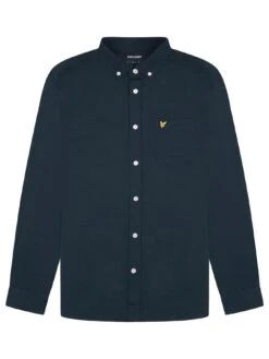 Lyle & Scott Regular Fit Pocket Oxford Shirt - Navy -Barbou Clothing Shop TQAKP SQ5 0000000048 NAVY MDd1