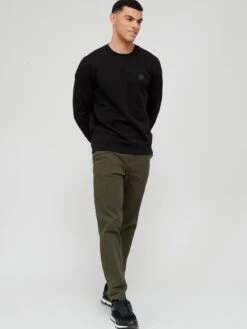 BOSS Westart Crew Neck Sweatshirt - Black -Barbou Clothing Shop TTQ6P SQ3 0000000004 BLACK MDo