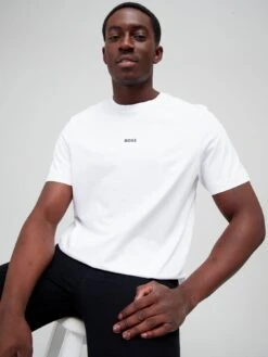BOSS Tchup Relaxed Fit T-shirt-White -Barbou Clothing Shop TTQ9L SQ4 0000000013 WHITE MDd