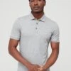 BOSS Passenger Slim Fit Polo Shirt-Light/Pastel Grey