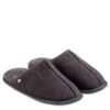 Just Sheepskin Donmar Overlocked Raised Seam Sheepskin Mule Slipper - Granite