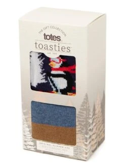 TOTES 2 Pack Original Slipper Sox - Multi -Barbou Clothing Shop TTQK7 SQ5 0000000029 MULTI SLd2
