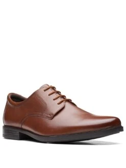 Clarks Howard Walk Shoes - Dark Tan