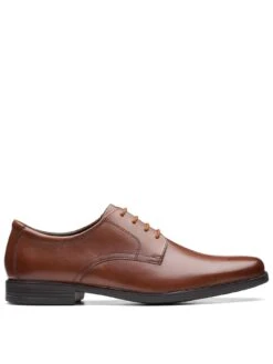 Clarks Howard Walk Shoes - Dark Tan -Barbou Clothing Shop TURT9 SQ3 0000000847 DARK TAN SLs