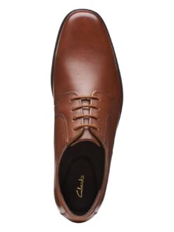 Clarks Howard Walk Shoes - Dark Tan -Barbou Clothing Shop TURT9 SQ4 0000000847 DARK TAN SLt