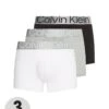 Calvin Klein 3 Pack Trunks - Black/White/Grey
