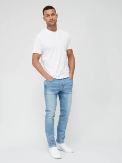 Very Man Slim Jean With Stretch - Light Blue -Barbou Clothing Shop UD9NQ SQ3 0000000150 LIGHT BLUE MDo
