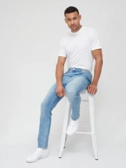 Very Man Slim Jean With Stretch - Light Blue -Barbou Clothing Shop UD9NQ SQ4 0000000150 LIGHT BLUE MDd