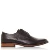 Dune London Suffolks Shoes - Black Leather