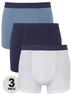 Everyday Trunk (3 Pack) - White/Blue/Navy