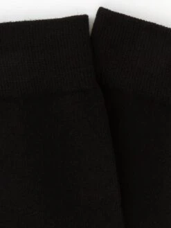 Everyday 7 Pack Plain Black Socks - Black -Barbou Clothing Shop UMDVK SQ4 0000000004 BLACK SLd