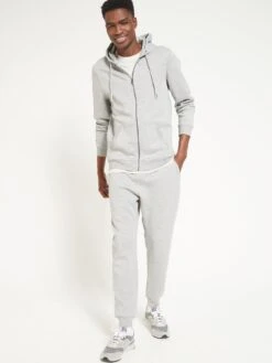 Everyday Essential Zip Through Hoodie Grey Marl - Grey Marl 8 Everyday Essential Zip Through Hoodie Grey Marl - Grey Marl -Barbou Clothing Shop UNHNP SQ3 0000000023 GREY MARL MDo