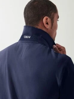 Crew Clothing Stretch Pique Polo Shirt - Navy Blue -Barbou Clothing Shop UNNHW SQ4 0000000980 NAVY BLUE MDd