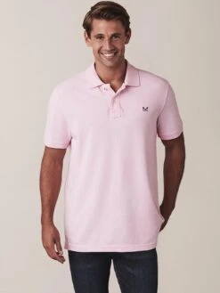 Crew Clothing Classic Pique Polo - Pastel Pink