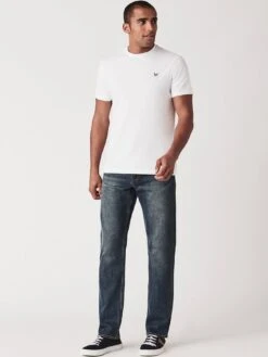 Crew Clothing Classic T-shirt - White -Barbou Clothing Shop UNNJD SQ3 0000000013 WHITE MDo