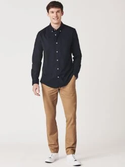 Crew Clothing Crew Slim Fit Oxford Shirt - Navy Blue -Barbou Clothing Shop UNNJX SQ3 0000000980 NAVY BLUE MDo