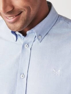 Crew Clothing Classic Fit Oxford Shirt - Sky Blue -Barbou Clothing Shop UNNK6 SQ4 0000000377 SKY BLUE MDd