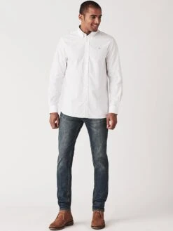 Crew Clothing Crew Classic Fit Oxford Shirt -Barbou Clothing Shop UNNK9 SQ3 0000000013 WHITE MDo