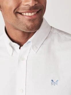 Crew Clothing Crew Classic Fit Oxford Shirt -Barbou Clothing Shop UNNK9 SQ4 0000000013 WHITE MDd