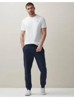 Crew Clothing Essential Joggers - Navy Blue -Barbou Clothing Shop UNNLD SQ3 0000000980 NAVY BLUE MDo