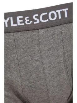 Lyle & Scott Lyle & Scott Big & Tall Barclay 3 Pack Trunks - Black/Grey/White -Barbou Clothing Shop UQ6LG SQ3 0000000832 BLACK GREY WHITE SLd