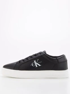 Calvin Klein Jeans Classic Cupsole Lace Up Trainers - Black