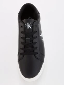 Calvin Klein Jeans Classic Cupsole Lace Up Trainers - Black 9 Calvin Klein Jeans Classic Cupsole Lace Up Trainers - Black -Barbou Clothing Shop URTXB SQ4 0000000004 BLACK SLt