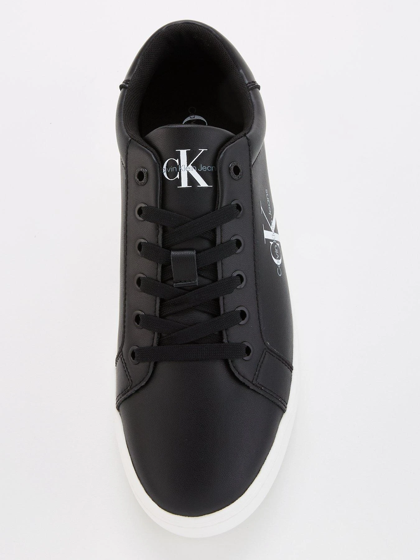 Calvin Klein Jeans Classic Cupsole Lace Up Trainers - Black 4 Calvin Klein Jeans Classic Cupsole Lace Up Trainers - Black - Image 4