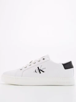 Calvin Klein Jeans Classic Cupsole Lace Up Trainers - White