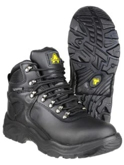 Amblers FS218 Waterproof Lace Up Safety Boot -Barbou Clothing Shop UUBR9 SQ3 0000000004 BLACK SLf