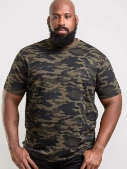 D555 Gaston Camouflage Printed T-shirt - Multi