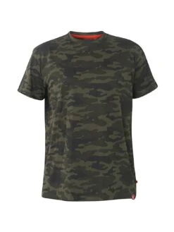 D555 Gaston Camouflage Printed T-shirt - Multi -Barbou Clothing Shop UV2H2 SQ5 0000000029 MULTI MDd1