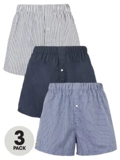 Lacoste Boxers (3 Pack) - Navy