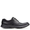 Clarks Cotrell Edge Shoes - Black Leather