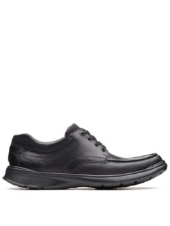 Clarks Cotrell Edge Shoes - Black Leather