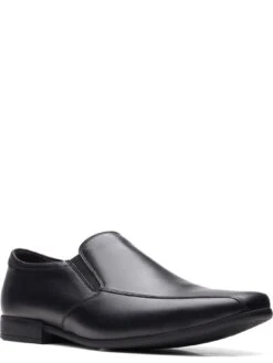 Clarks Sidton Edge Shoes - Black Leather -Barbou Clothing Shop UVFUQ SQ3 0000000277 BLACK LEATHER SLf