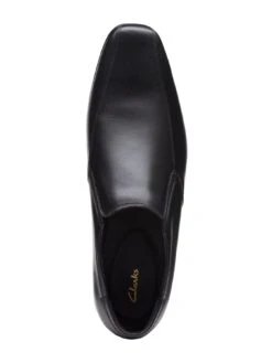 Clarks Sidton Edge Shoes - Black Leather -Barbou Clothing Shop UVFUQ SQ4 0000000277 BLACK LEATHER SLt