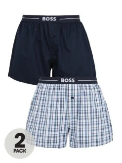 BOSS Bodywear 2 Pack Woven Boxer - Multi