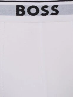 BOSS Bodywear 3 Pack Power Trunks - Black/White/Grey -Barbou Clothing Shop UVLVR SQ3 0000000602 BLACK WHITE GREY SLd