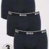 BOSS Bodywear 3 Pack Power Trunks - Open Blue