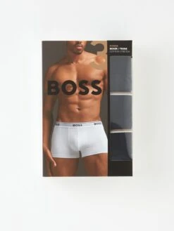 BOSS Bodywear 3 Pack Power Trunks - Open Blue -Barbou Clothing Shop UVLXP SQ4 0000009451 OPEN BLUE SLd1