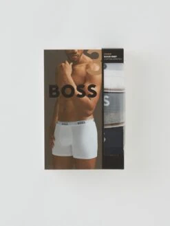 BOSS Bodywear 3 Pack Power Boxer Briefs - Black/White/Grey -Barbou Clothing Shop UVLXT SQ4 0000000602 BLACK WHITE GREY SLd1